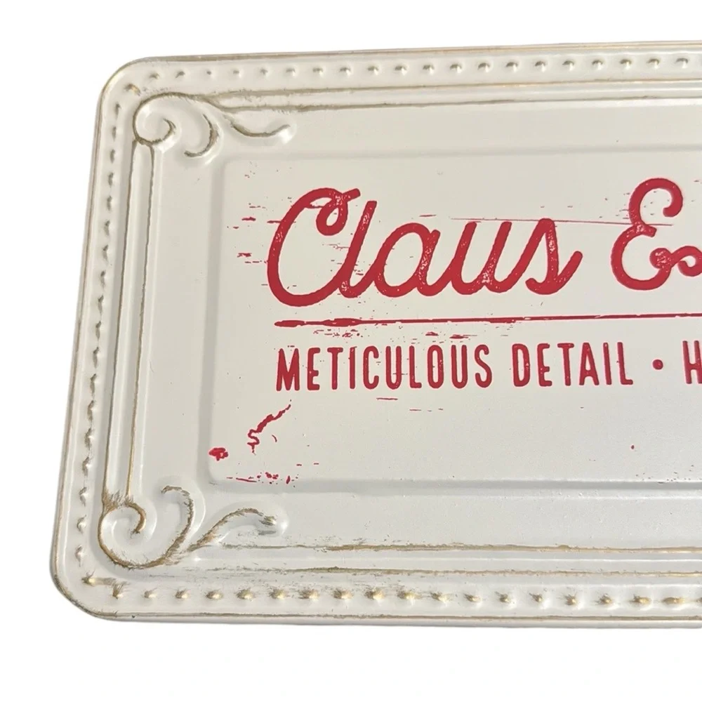 Metal Christmas sign